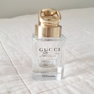 Gucci Made To Measure Cologne Bottle With Cap Empty